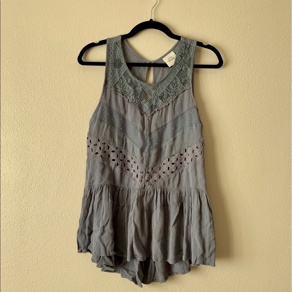Grey tunic shirt